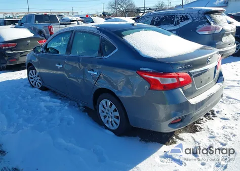2017 Nissan Sentra Sv from USA, damaged, VIN 3N1AB7AP4HY387949